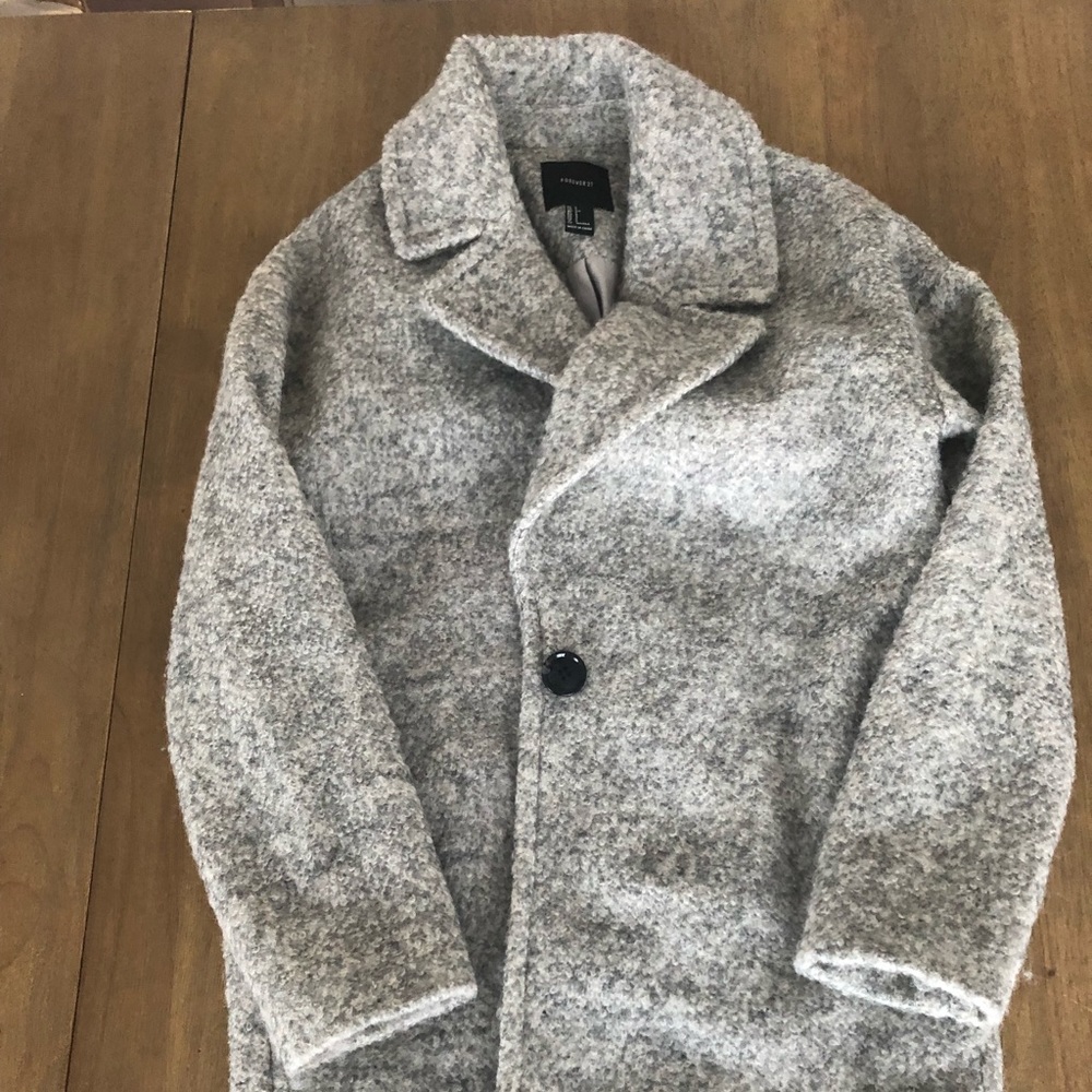 Gray Wool Coat - image 2